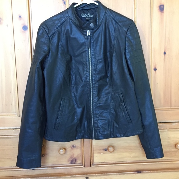 Authentic lucky brand leather jacket