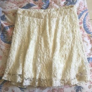 Lace skater skirt