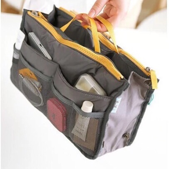 HANDBAG INSERT 🐭 Gray  🎉HP🎉 - Picture 3 of 6