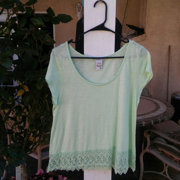 Mint green blouse