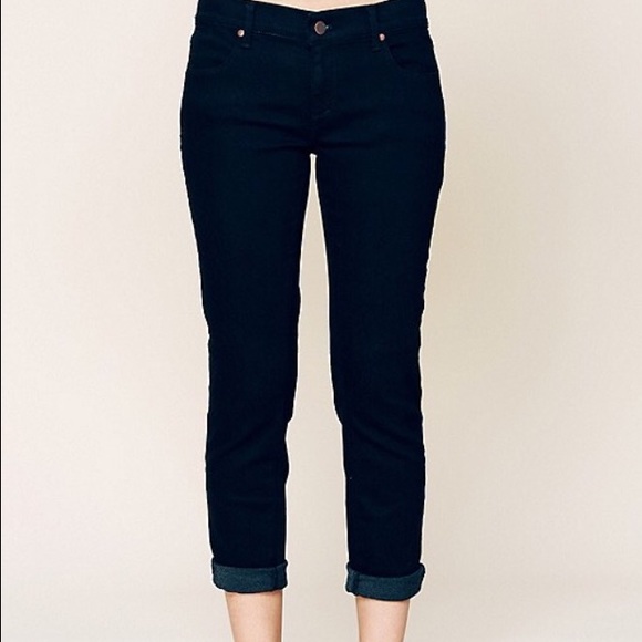Free People black ankle pants - Picture 2 of 2