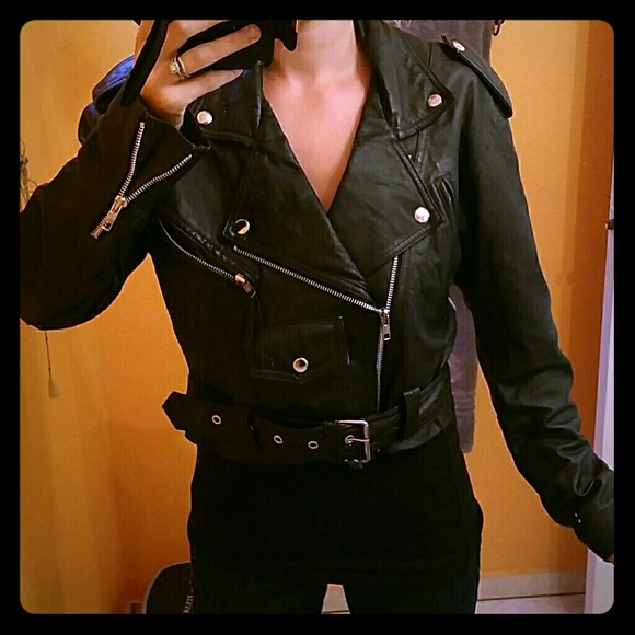 Wilzons leather biker jacket