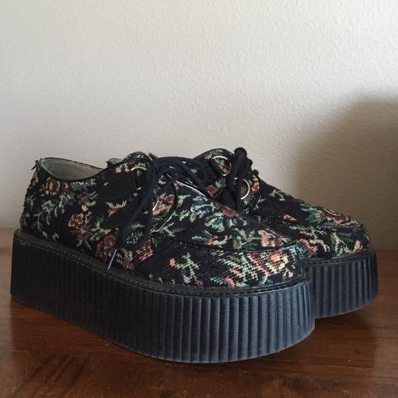 Floral Tapestry Platform Creepers