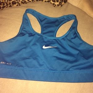 Blue Nike Sports Bra