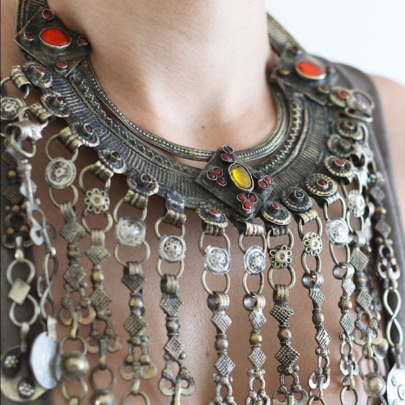 NOT AVAILABLE- Kuchi Tribal Neck Plate