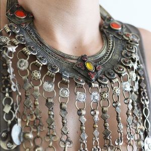 NOT AVAILABLE- Kuchi Tribal Neck Plate