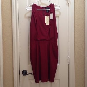 Sexy Maroon Dress