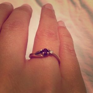 Ruby and diamond ring