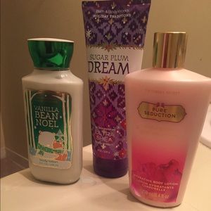 VS AND BATH AND BODY WORKS LOTION!