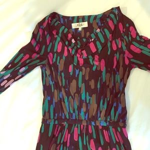 Retro knee length tibi dress