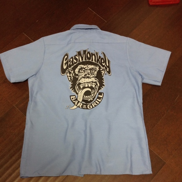 Gas Monkey Bar & Grill button down