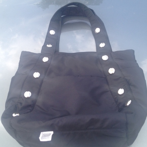Heidi Klum black diaper bag