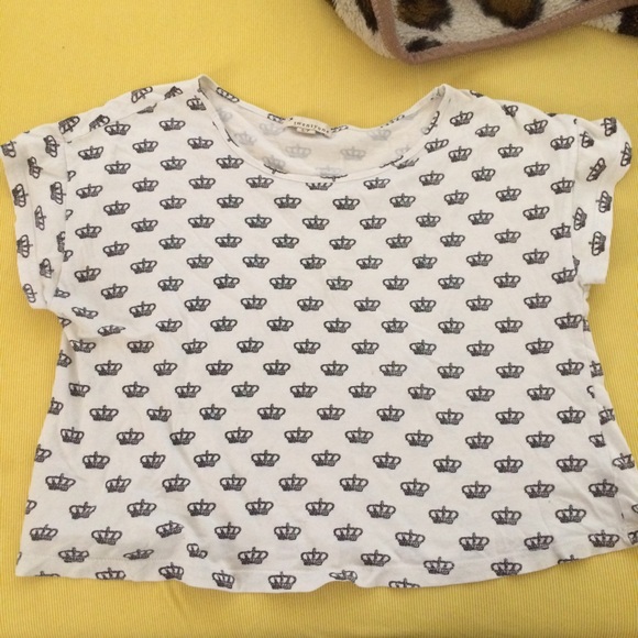 F21 CROPPED SHIRT (small)