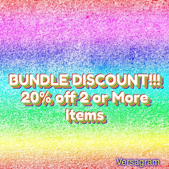 NEW BUNDLE DISCOUNT FEATURE!!