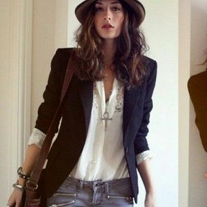 Navy blue blazer