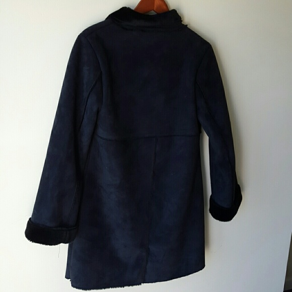 Fifi Collection Shearling Black Coat - Picture 4 of 4