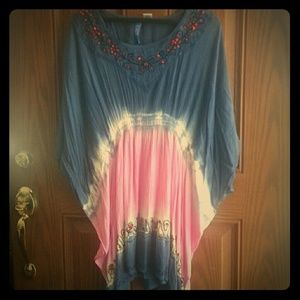 Bohemian tie dye Kaftan