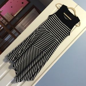George black and white dress size 12-14 large