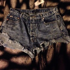 High waisted shorts