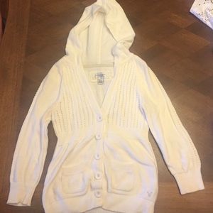 American Eagle Ivory Cardigan