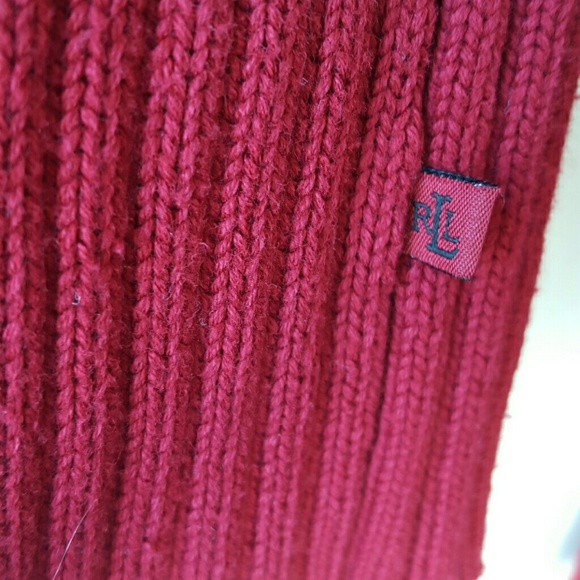 Ralph Lauren Red Knit Sweater - Picture 4 of 4