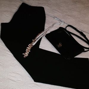 LOFT black dress pants / size 6 petite curvy