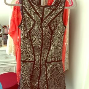 Black and silver dress