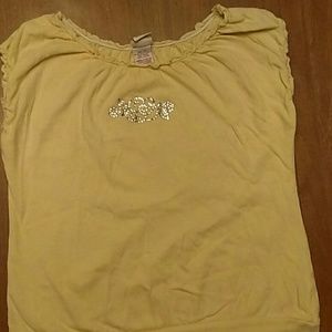 Girls Yellow bling sz  10-12