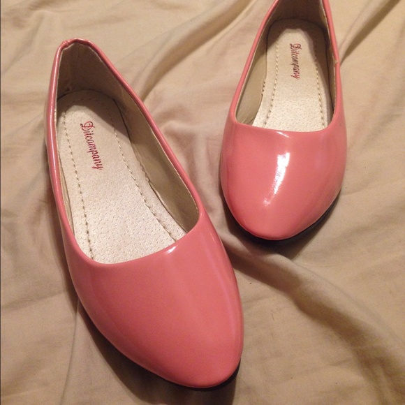 Light pink flats