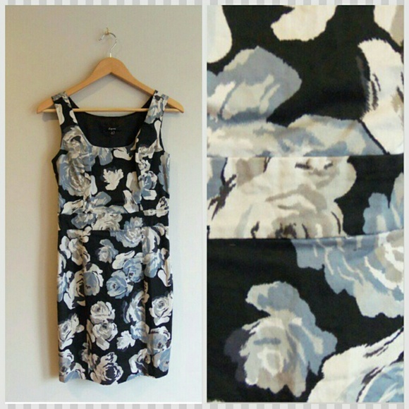 Express Floral Print Fitted Dress