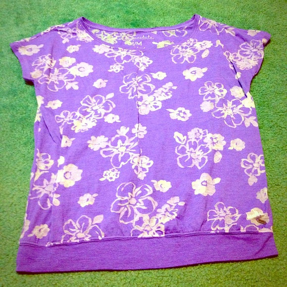 flower printed shirt
