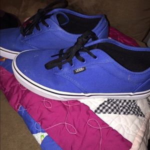 Royal blue classic Vans. Size 6.
