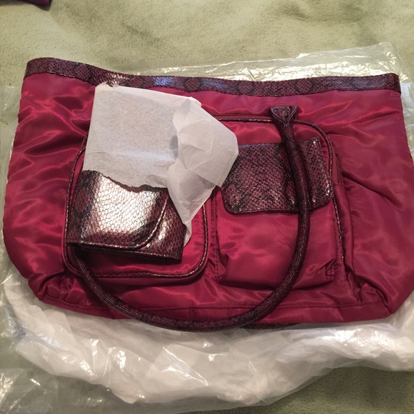 Silk/Leather Purse&Wallet