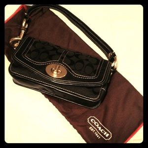 COACH black shoulder bag