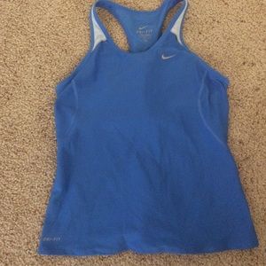 Nike razor back with built in bra