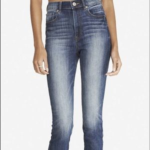 Express high waisted acid wash Jean jeggings