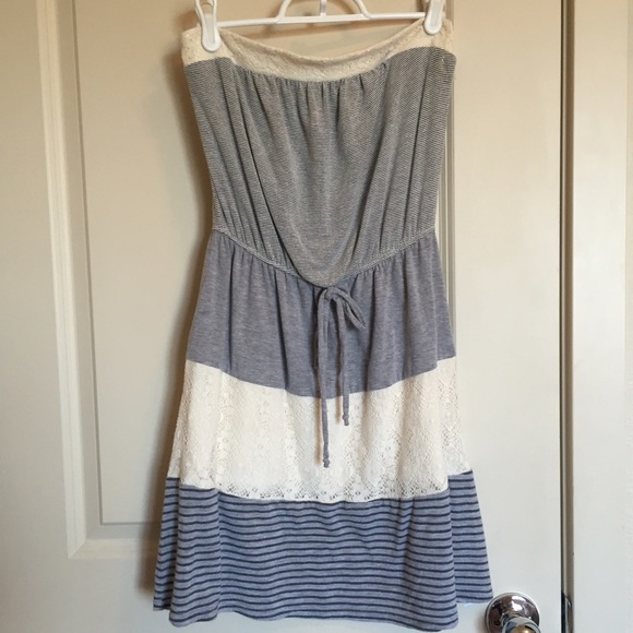 Strapless summer dress