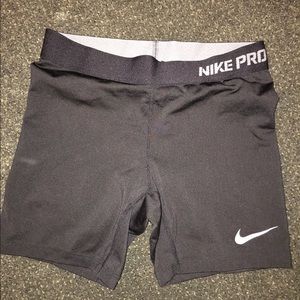Nike Pros. Size Youth XL fits like adult XS