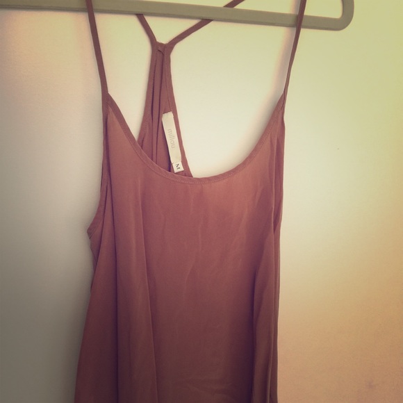 Taupe tank top from LF