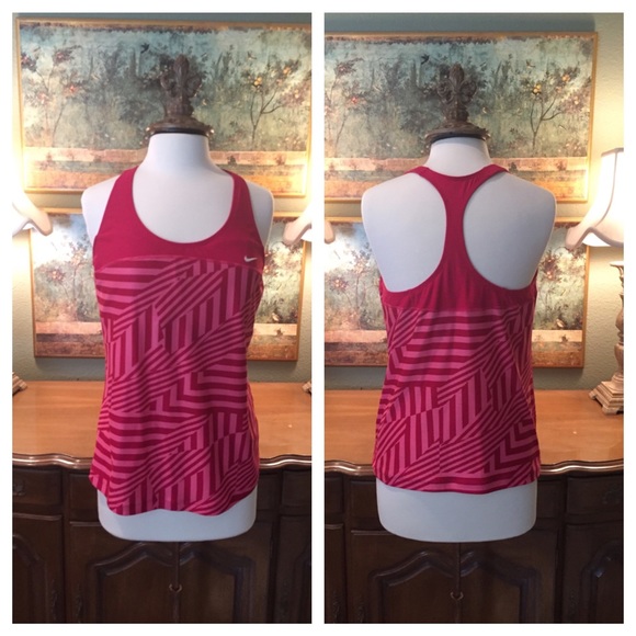 Nike Tops - Nike Fit Dry razor back athletic top in pinks Nike Tops - Nike Fit Dry razor back athletic top in pinks