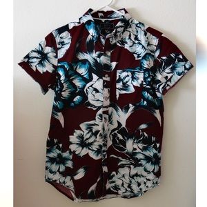 21 MEN Tropical Floral Shirt