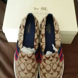 Womens COACH Karma Canvas Sneakers Size 11