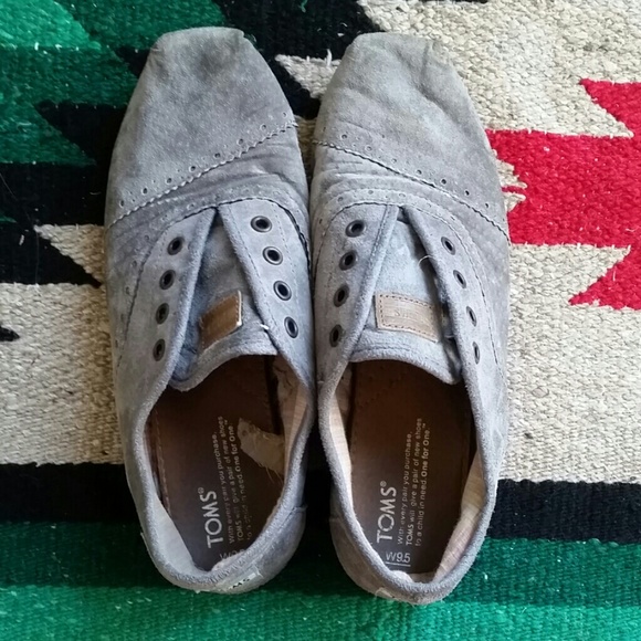 Grey suede Oxford TOMS