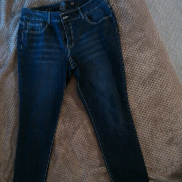 Faded skinny jeans