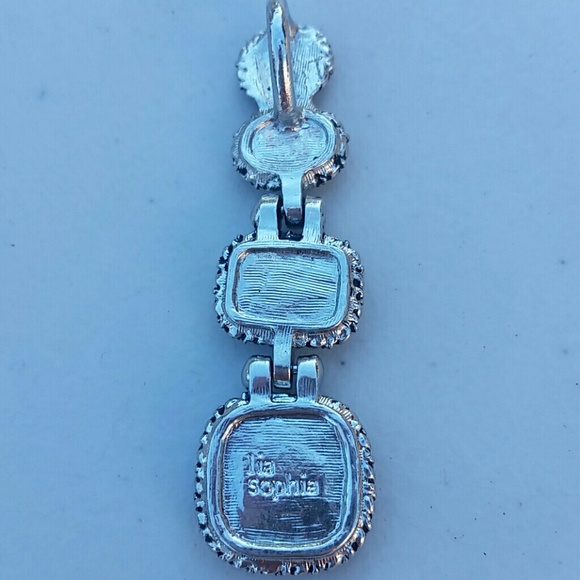 Lia sophia pendant purple and green stones - Picture 2 of 6