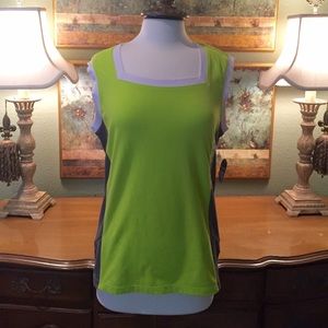 BCG New Lime green sleeveless athletic top