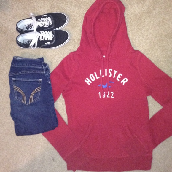 Red Hollister Sweatshirt