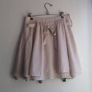 LC Lauren Conrad Nude Pink Skirt