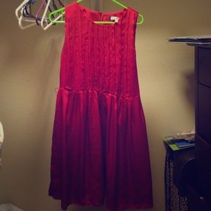 Jennifer Lopez Red Cocktail Dress