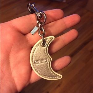 Coach moon keychain
